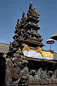 Pura Penataran Agung - Mother Temple of Besakih - Bali. The padmasana tiga (triple lotus throne) in the second level.