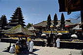 Pura Penataran Agung - Mother Temple of Besakih - Bali. The padmasana tiga (triple lotus throne) in the second level.