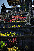 Mother Temple of Besakih - Bali. The monumental stairway leading to the  Candi Bentar of the Pura Penataran Agung.