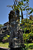 Mother Temple of Besakih - Bali. Mythological figures from the Mahabharata epic on the terraces at the entrance to Pura Penataran Agung