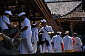 Mother Temple of Besakih - Bali. Temple complex called Pedarman and dedicated to the great family lineages of the island. Temple ceremony.
