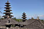 Mother Temple of Besakih - Bali. Temple complex called Pedarman and dedicated to the great family lineages of the island. Multi roofed Meru shrines.