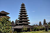 Pura Penataran Agung - Mother Temple of Besakih - Bali. Multi roofed Meru shrine. 