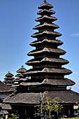 Pura Penataran Agung - Mother Temple of Besakih - Bali. Multi roofed Meru shrine.