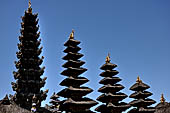 Mother Temple of Besakih - Bali. Temple complex called Pedarman and dedicated to the great family lineages of the island. Multi roofed Meru shrines.