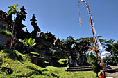 Pura Gelap - Mother Temple of Besakih - Bali. The entrance stairway to the first courtyard framed by two snake-dragon.