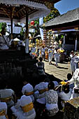 Pura Gelap - Mother Temple of Besakih - Bali. Temple ceremony in the third courtyard.