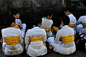 Pura Gelap - Mother Temple of Besakih - Bali. Temple ceremony in the third courtyard.