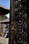 Pura Gelap - Mother Temple of Besakih - Bali. Door detail of the Kori Augung (covered gateway) of the third courtyard.