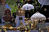 Pura Gelap - Mother Temple of Besakih - Bali. Temple offerings.