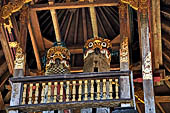 Pura Gelap - Mother Temple of Besakih - Bali. Detail of the kulkul tower of the second courtyard.