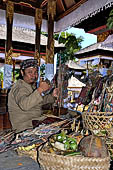 Pura Gelap - Mother Temple of Besakih - Bali. The shadow puppet (wayang).