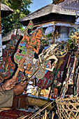 Pura Gelap - Mother Temple of Besakih - Bali. The shadow puppet (wayang).