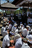 Pura Gelap - Mother Temple of Besakih - Bali. Temple ceremony in the third courtyard.
