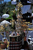 Pura Gelap - Mother Temple of Besakih - Bali. Temple offerings.