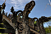 Pura Gelap - Mother Temple of Besakih - Bali. The entrance stairway to the first courtyard framed by two snake-dragon. 