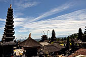 Mother Temple of Besakih - Bali. Temple complex called Pedarman and dedicated to the great family lineages of the island. Multi roofed Meru shrines.