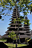 Pura Penataran Agung - Mother Temple of Besakih - Bali. Multi roofed Meru shrine. 