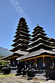Pura Penataran Agung - Mother Temple of Besakih - Bali. Multi roofed Meru shrine.