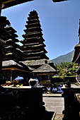 Pura Penataran Agung - Mother Temple of Besakih - Bali. Multi roofed Meru shrine.