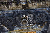 Pura Penataran Agung - Mother Temple of Besakih - Bali. Details of the Kori Augung (covered gateway).