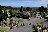 Mother Temple of Besakih - Bali. The monumental stairway leading to the  Candi Bentar of the Pura Penataran Agung.