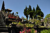 Mother Temple of Besakih - Bali. The monumental stairway leading to the Candi Bentar of the Pura Penataran Agung.