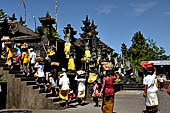 Mother Temple of Besakih - Bali. Temple complex called Pedarman and dedicated to the great family lineages of the island. Temple ceremony