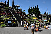 Mother Temple of Besakih - Bali. The monumental stairway leading to the Candi Bentar of the Pura Penataran Agung.