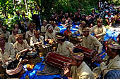 Cremation ceremony - gamelan orchestra. 