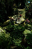 Goa Gajah - the small archaeological area with Buddhist relics on the south of the cave.