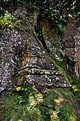 Goa Gajah - the small archaeological area with Buddhist relics on the south of the cave.
