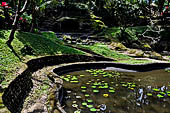Goa Gajah - the small archaeological area with Buddhist relics on the south of the cave. 