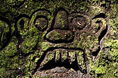 Goa Gajah - rock carvings found along the forest path.