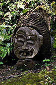 Goa Gajah - rock carvings found along the forest path.