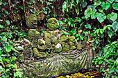 Goa Gajah - rock carvings found along the forest path.