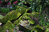 Goa Gajah - the small archaeological area with Buddhist relics on the south of the cave.