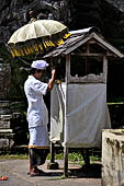 Goa Gajah - the small temple complex of Pura Taman. 