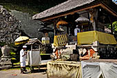 Goa Gajah - the small temple complex of Pura Taman. 