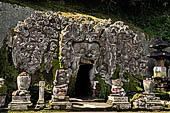 Goa Gajah - the cave entrance in the shape of a giant demon head. 
