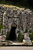 Goa Gajah - the cave entrance in the shape of a giant demon head. 