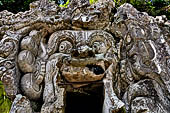 Goa Gajah - the cave entrance in the shape of a giant demon head. 
