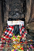 Goa Gajah - the statue of Ganesha inside the cave. 