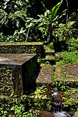 Gunung Kawi (Bali) - This is the river at the bottom of the gorge, reachable following a stair way. 