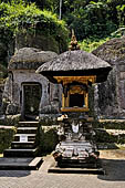 Gunung Kawi (Bali) - The large Pura South of the first group of five tombs. 