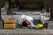 Gunung Kawi (Bali) - The large Pura South of the first group of five tombs.