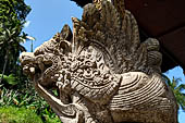 Gunung Kawi (Bali) - The large Pura South of the first group of five tombs.
