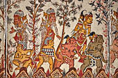 Bale Kambang, Floating Pavilion, in the Kerta Gosa complex, Klugkung Semarapura, Bali. The panels of the story of Sutasoma, the Buddhist pious prince.