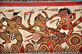 Bale Kambang, Floating Pavilion, in the Kerta Gosa complex, Klugkung Semarapura, Bali. The panels of the story of Sutasoma, the Buddhist pious prince.