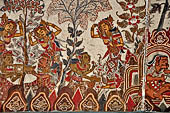 Bale Kambang, Floating Pavilion, in the Kerta Gosa complex, Klugkung Semarapura, Bali. The panels of the story of Sutasoma, the Buddhist pious prince.
